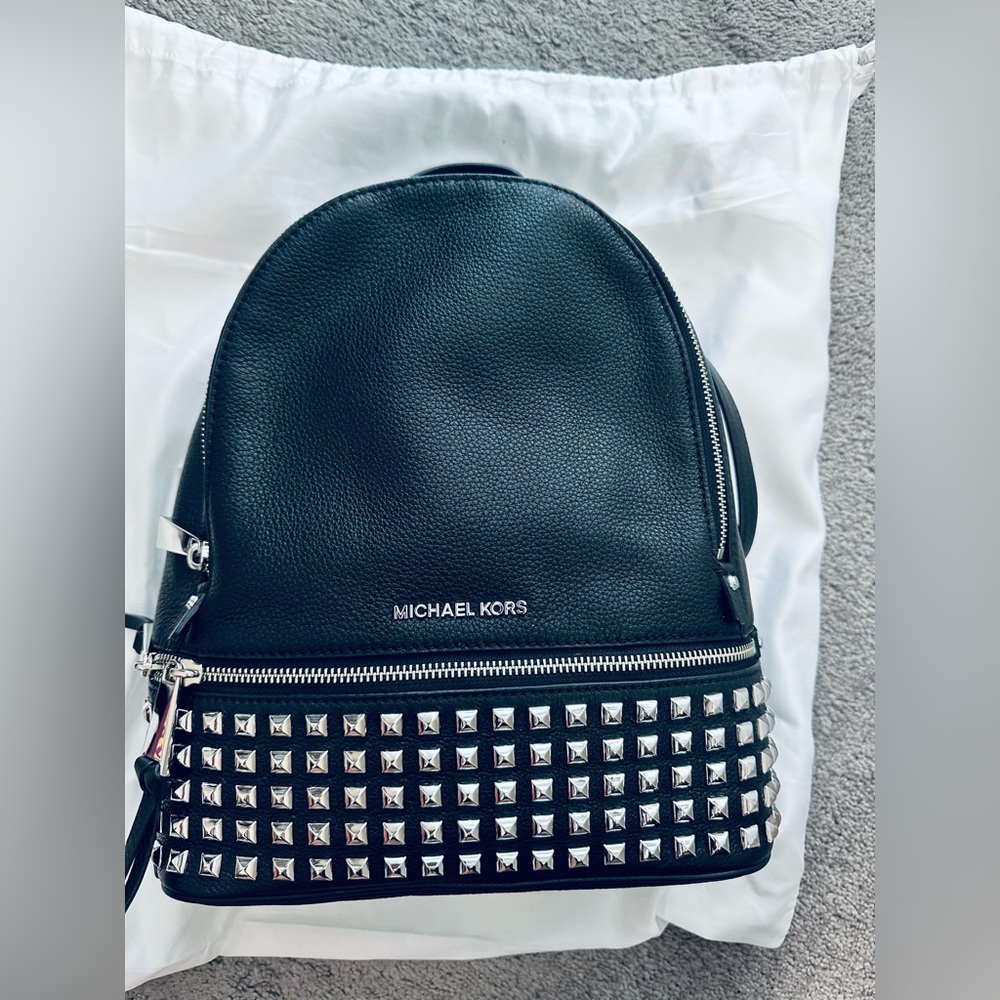 Authentic Michael Kors studded backpack new